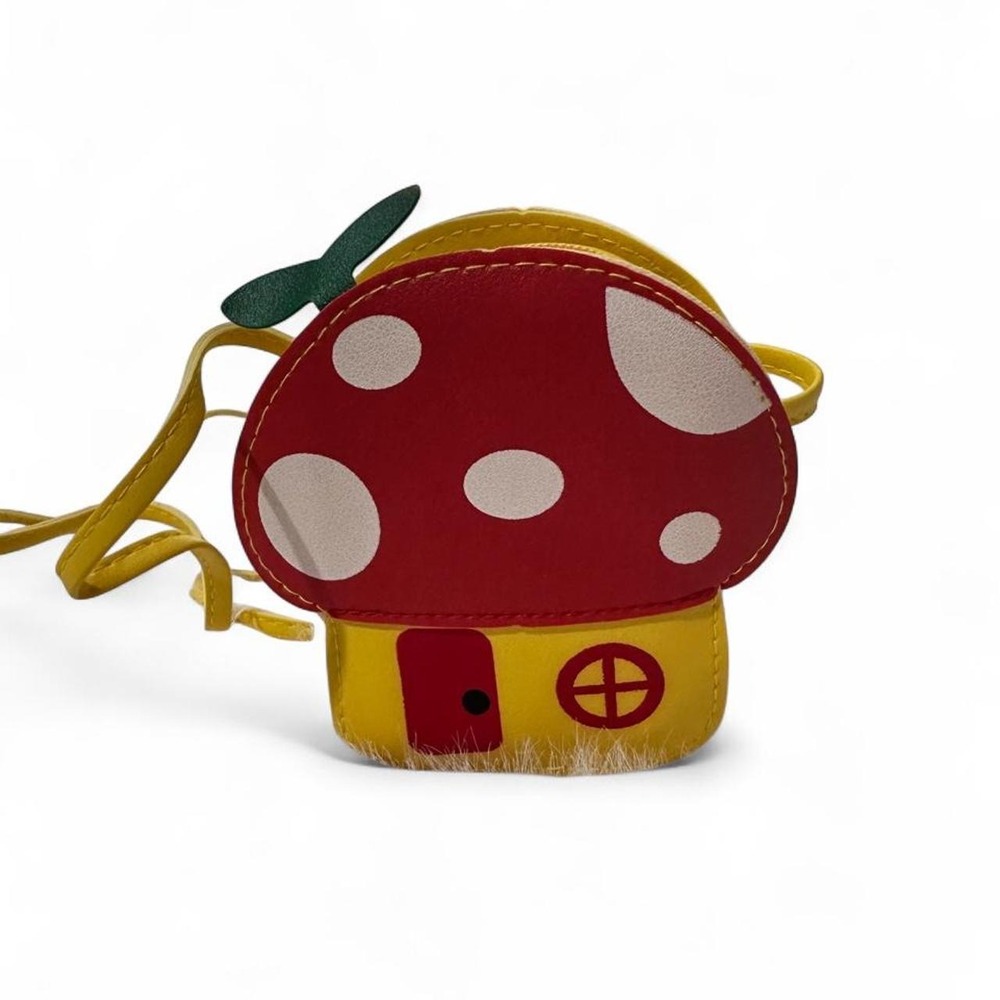 Kawaii Mushroom House Novelty Mini Crossbody Purse